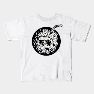 Skull drunk Kids T-Shirt